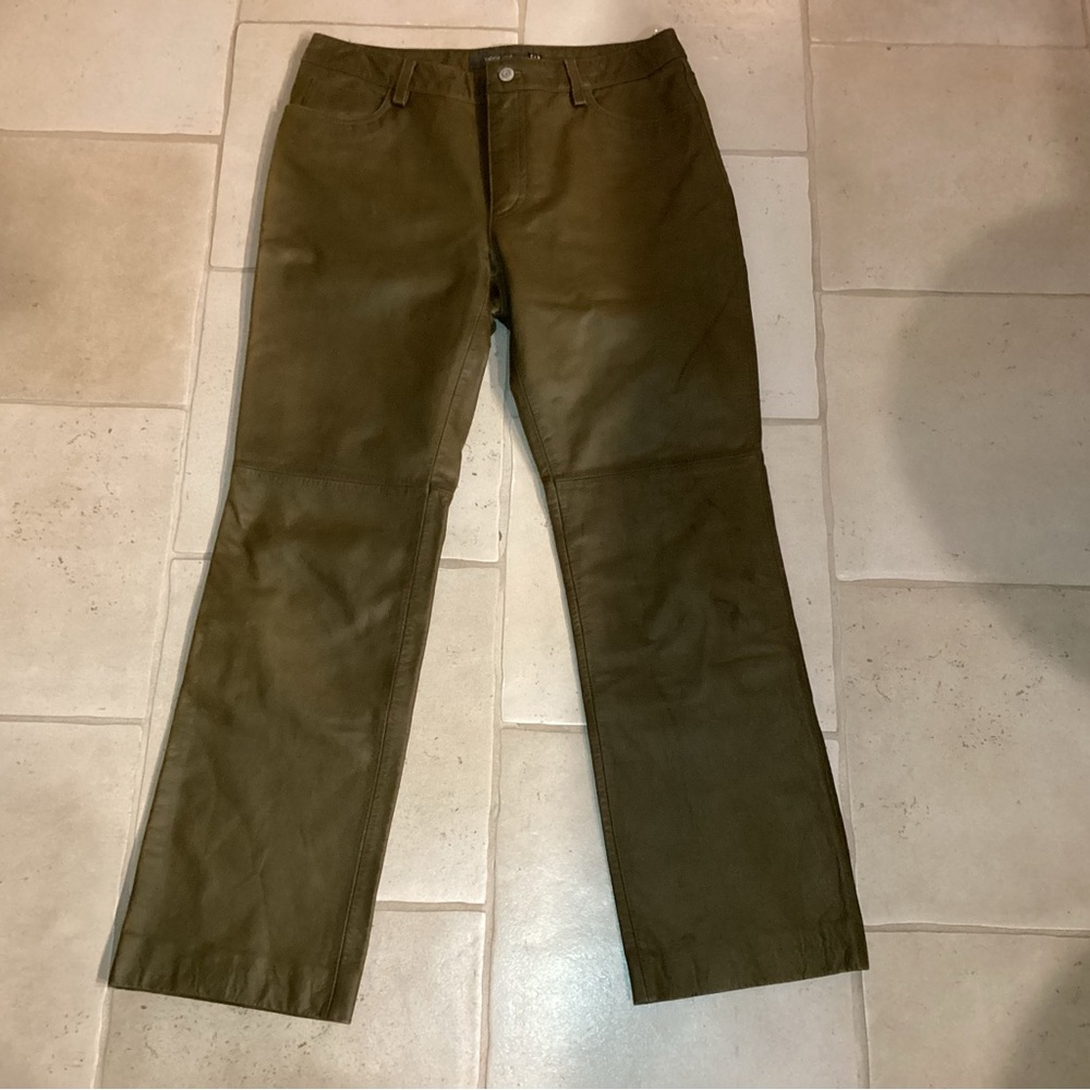 Vintage Gap Leather Boot Cut Jeans